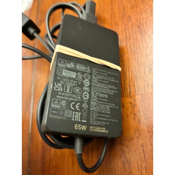 Microsoft Other - Microsoft Surface 65W Power Supply AC Adapter Model 1706 with USB Port Black